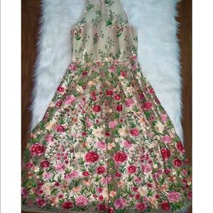 Midi A-line cocktail dress